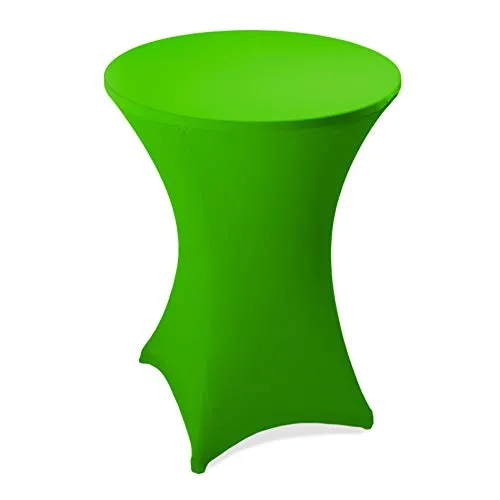 Estexo Home&Garden Stehtischhusse Ø 60,70,80 cm - versch. Farben - Stehtischhusse Stehtisch Bistrotisch Husse Tischhusse Stehtischhussen (Ø 60 cm, Apfelgrün)