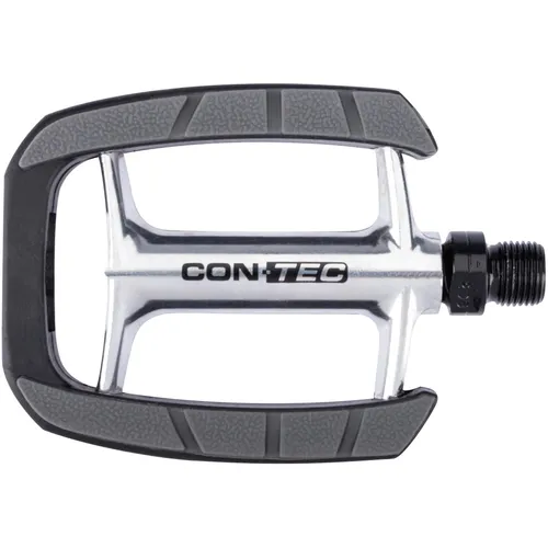 CONTEC Fahrradpedal 1Boot - Rutschfeste MTB & Trekking Pedale - Fahrradpedale mit rutschhemmender Trittfläche und integrierten Reflektoren für optimale Sichtbarkeit und Sicherheit bei jeder Fahrt.