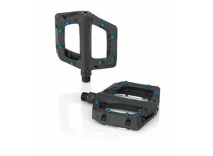 XLC Plattformpedal PD-M23 - Robuste Fahrradpedale - Fahrradpedale aus One-Piece-Construction mit 40 Pins für optimalen Halt und einer langlebigen CroMo-Achse, ideal für sichere Fahrten.