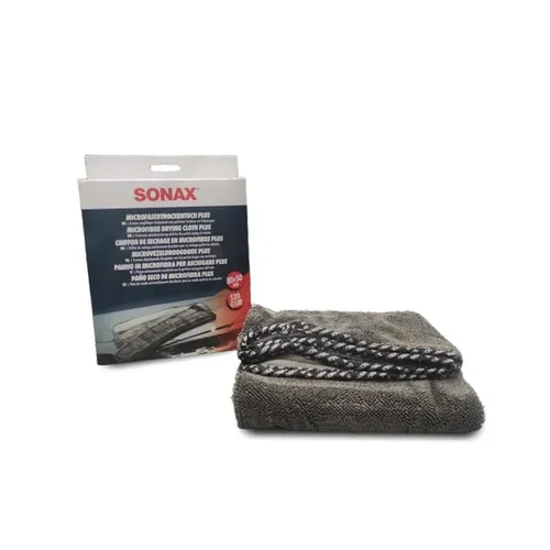 SONAX MicrofaserTrockenTuch Plus - Reinigungstücher für die perfekte, lackschonende Fahrzeugtrocknung mit langlebigen Twisted Loop-Microfasern und abgerundeten Ecken.