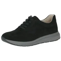 Caprice CAP Airmot. /FB Sneaker aus Leder in Schwarz (Größe 38 EU) - Leder Sneaker ohne Absatz für optimalen Tragekomfort. Mit Schnürung und G-Weite, ideal für den Alltag. Hochwertige Materialien sorgen für Langlebigkeit und Stil.