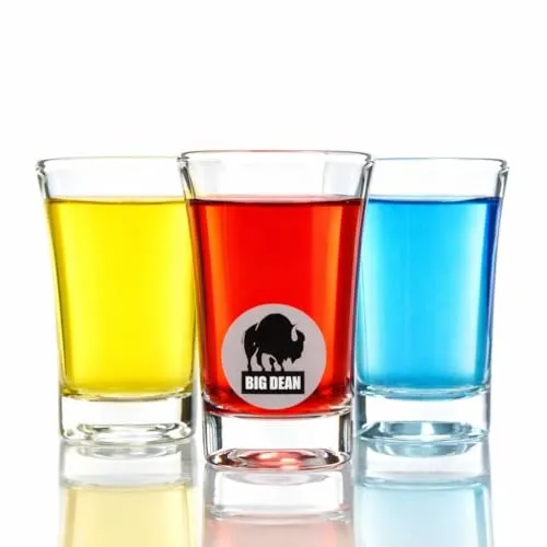 Stück Schnapsgläser 4cl aus Glas spülmaschinengeeignet - robuste Shotgläser in Gastro Qualität 12