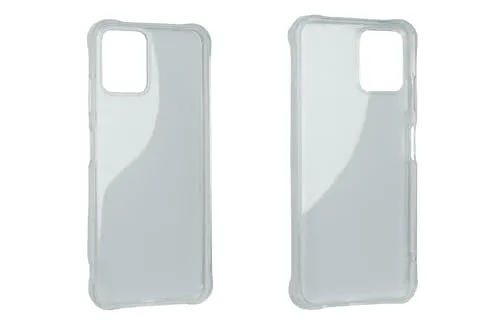 caseroxx Schutzhülle für Telekom T-Phone in transparent – Flexibles TPU-Case aus stoßfestem Gummi, passgenaue Handy-Tasche mit Kantenschutz & rutschfestem Grip
