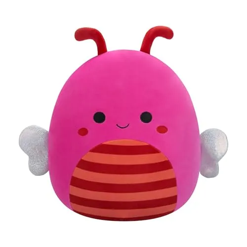 Squishmallows SQCR09495 - Mara die Biene mit gestreiftem Bauch 30 cm, offizielles Jazwares Plüsch, superweiches Kuscheltier