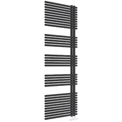 Handtuchheizkörper Garda, schwarz matt - 1708 x 600 mm