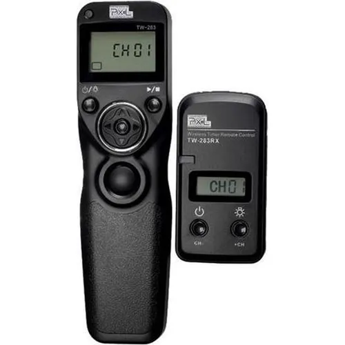 Pixel TW-283/DC2 Funk-Fernbedienung - Praktische Kamera-Fernbedienung für kabelloses Auslösen, ideal für kreative Aufnahmen. Kompatibel mit verschiedenen Kameramodellen.