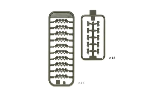 Tamiya 12665 - 1/35 WWII Pzkpfw Panther Ausf. D Einzelkettenglieder - Bausatz für Modellbau-Fans, detailgetreu und ideal für historische Nachstellungen.