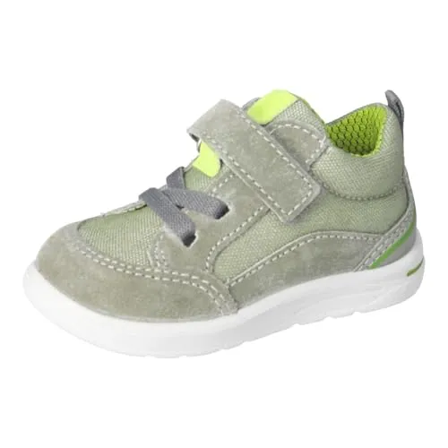 RICOSTA Jungen Low-Top Sneaker EBBO - Lauflernschuhe für Jungen mit Weite: MITTEL, komfortable Passform und aus hochwertigem Leder, ideal für die ersten Schritte.