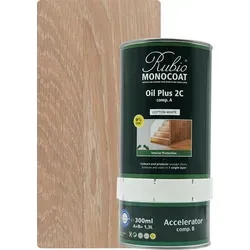Rubio Monocoat Set Oil Plus 2C Cotton White 1300ml (B) - 1300ml [52m2]