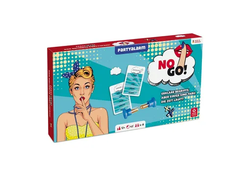 Ass NO GO! Der beliebte Partyspass Partyspiel Erklärspiel Sanduhr Karten