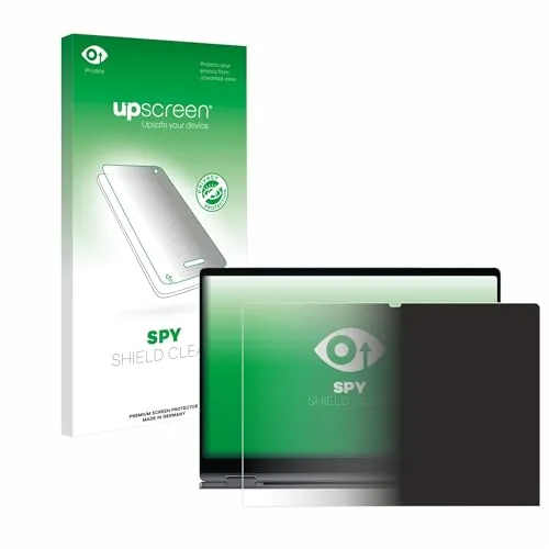 upscreen Anti-Spy Blickschutzfolie für Samsung Galaxy Book4 / Book5 Pro 360 16" Privacy Displayschutz-Folie [Sichtschutz, Blaulichtfilter]