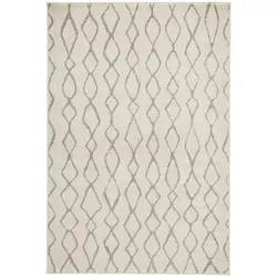 Andiamo Teppich Bolonia 92 – Rechteckiger Teppich mit Rauten Design für Wohnzimmer - Teppich in grau, 160 cm x 235 cm, 6 mm hoch, pflegeleicht und strapazierfähig, ideal für Fußbodenheizung, perfekt für gemütliche Wohnräume.