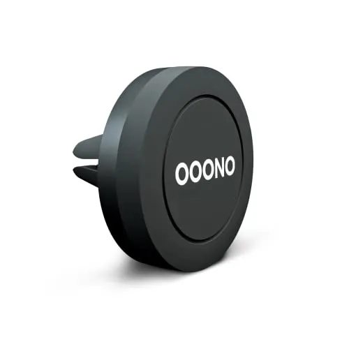 OOONO® Mount Halterung für Smartphones - Verkehrsalarm - E-Scooter-Zubehör mit drehbarer Halterung für Smartphones, ideal für Verkehrsalarm. Leicht und handlich, einfach an Lüftungsauslässen zu befestigen.