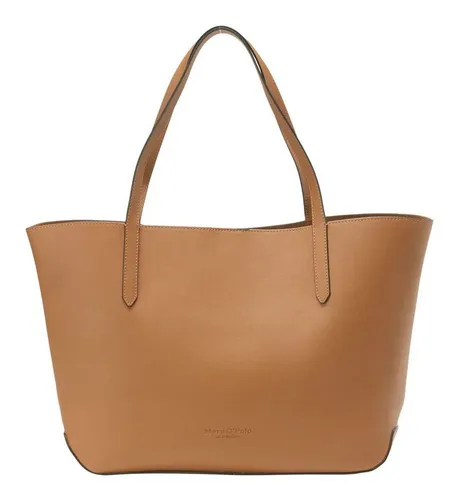 Marc O'Polo Shopper Tana - Geräumig und Elegant - Shopper aus 100% Rindsleder, ideal für den Alltag mit praktischem Zipperfach zur optimalen Organisation Ihrer Habseligkeiten.