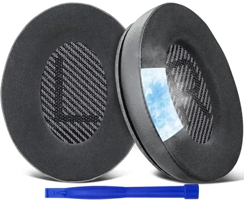 SoloWIT® Kühlgel Ersatz Ohrpolster für Bose QuietComfort 35 (QC35) und Quiet Comfort 35 II (QC35 II) Over-Ear-Kopfhörer