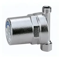 Caleffi Antishock Wasserschlagdämpfer 525150 - Sanitärinstallation mit Messing-Gehäuse, verchromt und bis zu 10 bar Betriebsdruck, ideal zum Schutz Ihrer Wasserleitungen vor Druckstößen.