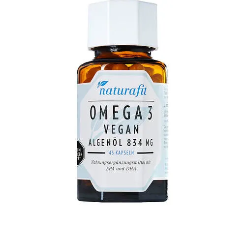Naturafit Omega-3 vegan Algenöl 834 mg Kapseln 49.4 g