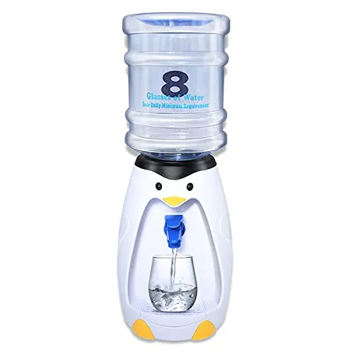 GOODFEER Mini Wasserspender mit 2,5 l Wassertank - Kompakter Wasserspender für Büro und Zuhause, ideal für die tägliche Erfrischung. Praktischer Zapfhahn für einfache Handhabung, perfekt für unterwegs und beim Camping.