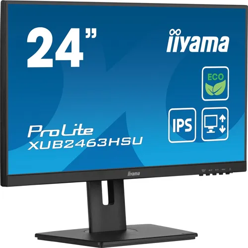 iiyama ProLite XUB2463HSU-B1, 60,5 cm / 23,8 Zoll, Full-HD IPS LED Monitor, 100