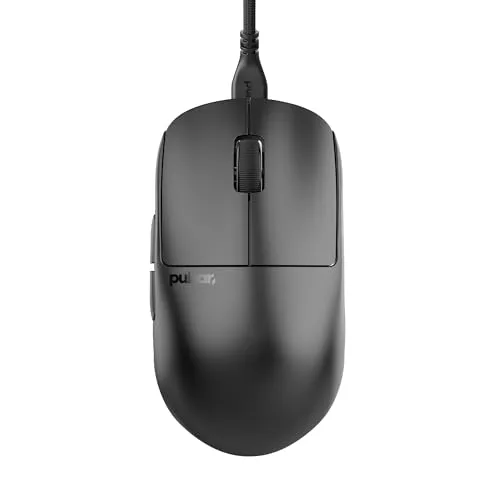 Pulsar Gaming Gears X2H Kabelgebundene Gaming-Maus - Leichte Gaming-Maus mit nur 51 g, PAW3395-Sensor und 26000 DPI für präzise Bewegungen – ideal für Gamer, die Geschwindigkeit und Kontrolle suchen.