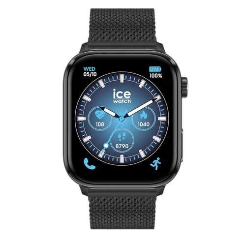 ICE-WATCH Smart Watch 024300 - Fashion Smartwatches für Herren mit modernem Design, 1,78-Zoll-AMOLED-Display und umfangreichen Funktionen wie GPS, Herzfrequenzmesser und wasserdicht bis 5 bar.