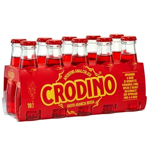 Gusto Arancia Rossa 10x100ml - Crodino Aperitif Getränk
