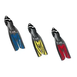 Scubapro Twin Jet Max Geräteflosse mit Spring Straps - Scubapro Twin Jet Max Geräteflossen für Taucher | Hoher Komfort und Leistung mit patentierter Split-Technologie für müheloses Schwimmen. Ideal für Trockentaucher, leicht negativer Auftrieb und anatomische Passform für optimale Energieübertragung.