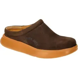 Panama Jack LEVI C3 Pantolette braun 45 EU - Sportliche Pantolette aus braunem Leder, Größe 45, mit runder Schuhspitze und Gummisohle für optimalen Komfort im Alltag.