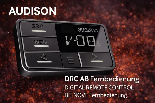 AUDISON DRC AB Fernbedienung - REMOTE CONTROL BIT NOVE - Verstärker mit AUDISON DRC AB DIGITAL REMOTE CONTROL BIT NOVE für einfache Steuerung und höchste Klangqualität.