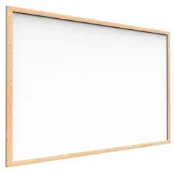 ALLboards Whiteboard 200x100cm mit Holzrahmen - Magnetisches Whiteboard mit hochwertiger, trocken abwischbarer Oberfläche und natürlichem Kiefernholzrahmen. Ideal für Schule, Büro und Zuhause, inklusive Montageteilen für einfache Installation.