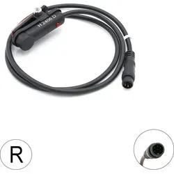 windmeile | PAS KM-DH SSP Sensor Pedalsensor, Bafang 6-Pin Julet Rechts, PAS Sensor, PAS Systemassistent, E-Bike Elektro Fahrrad Pedelec 24V/36V/48V - Schwarz