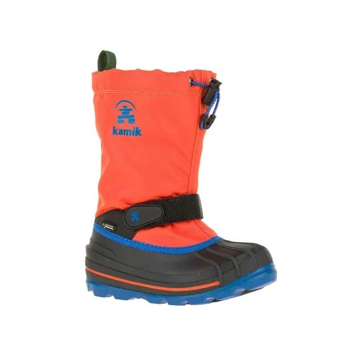Kamik Waterbug 8G Kinder Winterstiefel - Wasserdicht und vegan-freundlich - Wanderschuhe für Kinder mit wasserdichtem Nylon-Obermaterial und flexibler Gummi-Außensohle, ideal für nasses Wetter und aktive Spiele im Schnee.
