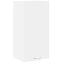 vidaXL Hängeschrank Riga Weiß 40 x 31 x 80 cm - Moderner Hängeschrank aus Holzwerkstoff mit elegantem Design. Bietet großzügigen Stauraum für Küchenutensilien und ist pflegeleicht – ideal für jede Küche.