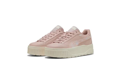 Puma Karmen II Crafted Flowers Sneakers für Damen in Rose Quartz-Puma White - Stylische Damen-Sneaker im floralen Design, ideal für lässige Outfits und den täglichen Gebrauch.