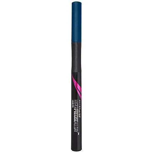 Maybelline New York Eyeliner, Hyper Precise Allday Liner, Wisch- und wasserfest, Nr. 720 Parrot Blue