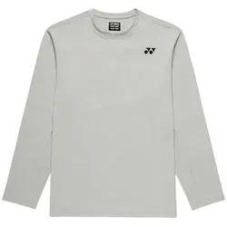 Yonex Langarmshirt Practice (100% Polyester) 2026 silbergrau Herren XL - Bequemes Langarmshirt aus 100% Polyester für Tennis und Badminton, ideal für sportliche Aktivitäten. Mit modernem Design und optimaler Passform.
