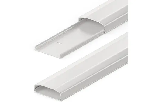 deleyCON Kabelzubehör deleyCON Universal Kabelkanal hochwertiges PVC Länge 100cm - Weiß