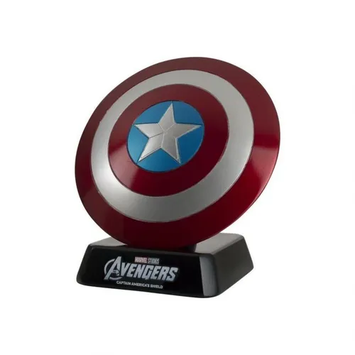 Eaglemoss Hero Collector Captain Americas Schild 17 cm - Aufstellfigur aus dem Marvel Universum, detailgetreues Sammlerstück von Captain Americas Schild aus Avengers: Infinity War, ideal für Fans und Sammler.