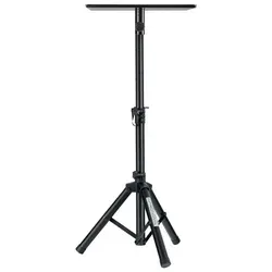 Gravity SA BTRAY 1 / SPS-5S Beamer Stativ Set - Stabile Stative für Beamer und Laptops, ausziehbar von 67 bis 120 cm, mit sicherer Klemmschraube und hochgezogenen Kanten für mehr Sicherheit.