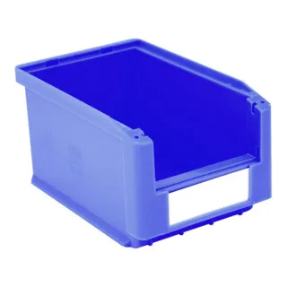 Bito Sichtlagerkasten SK Set, 20 Stück, blau - Sichtlagerkasten Set für optimale Ordnung, hohe Volumenausnutzung und sichere Handhabung durch Griffmulden. Ideal für Werkstätten und Lager.