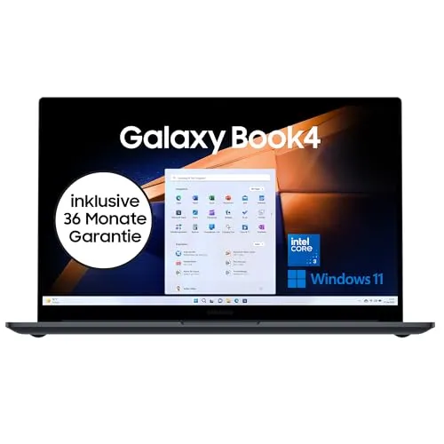 Samsung Galaxy Book4 15,6" FHD Laptop - Normale Laptop-Computer mit Intel Core i3, 8GB RAM und 256GB SSD für schnelle Leistung und Windows 11 Home für moderne Benutzererfahrung.