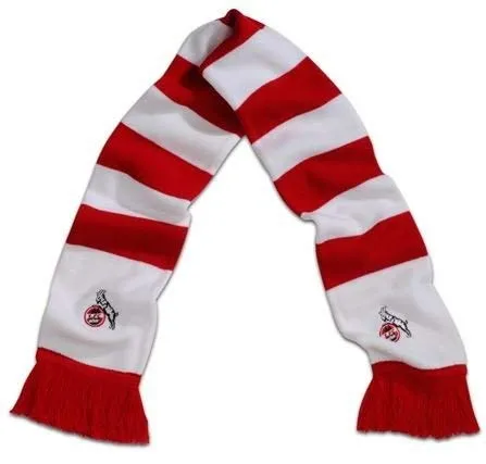FANSCHAL „Blockstreifen” 1. FC KÖLN – Neu - Sportfan Schal im Blockstreifen-Design, perfekt für echte FC Köln Fans und ideal für Stadionbesuche oder als modisches Accessoire.