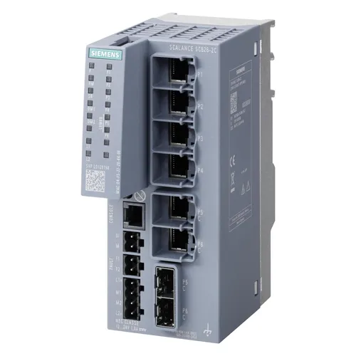 Siemens SCALANCE SC626-2C Industrial Security Modul - Kommunikationsmodul für industrielle Anwendungen, bietet hohe Sicherheit und zuverlässige Datenübertragung in anspruchsvollen Umgebungen.