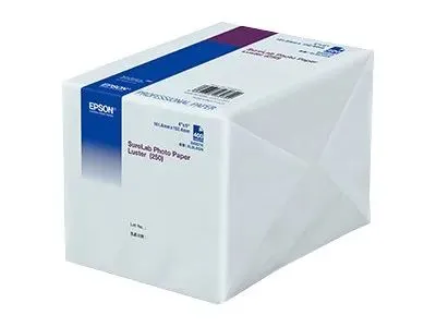 Epson SureLab Fotopapier 10 x 15 cm - Hochwertiges Druckpapier (250 g/m²) für brillante Fotodrucke, ideal für professionelle Anwendungen und Fotolabore.