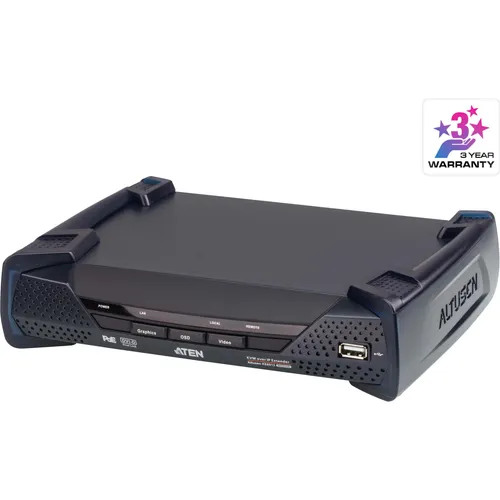 Aten KVM-Extender DVI (KE6912R) – Hochleistungs-KVM-Extender - Der Aten KVM-Extender DVI (KE6912R) ermöglicht die Übertragung von DVI-Signalen über große Entfernungen, ideal für professionelle Anwendungen und flexible Arbeitsplatzgestaltungen.