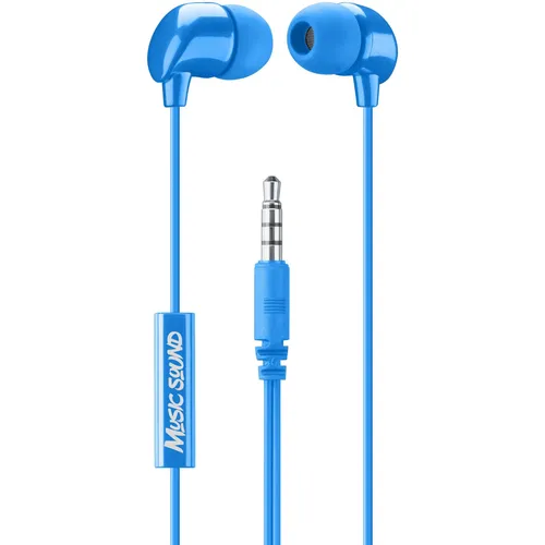Music Sound Cellularline Music & Sound IN-EAR Earphones Blue (NC, Kabelgebunden) (AUINEARMSB)