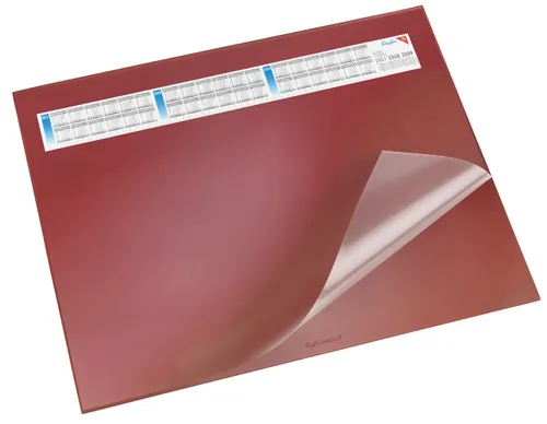 Schreibunterlage Durella rot LÄUFER 44654 - 65x52cm, stilvolles Design für eine elegante Arbeitsumgebung