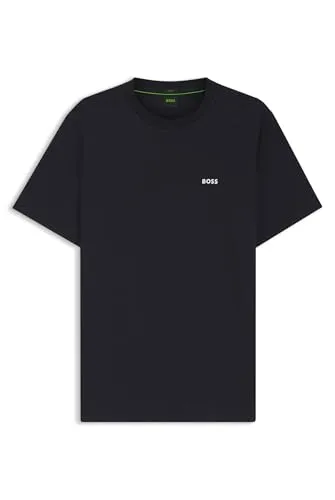 BOSS Herren Tee T-Shirt, Dark Blue402, M EU - T-Shirts für Herren, Regular Fit mit Rundhalsausschnitt für hohen Tragekomfort und lässigen Stil.