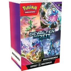 Pokemon Karten Gewalten der Zeit Boosterbundle 6 Booster DE NEU OVP SEALED