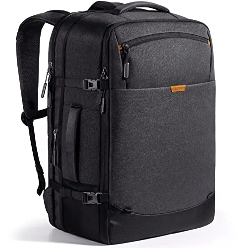 Inateck 38.5-46.2 L Reiserucksack - erweiterbar, spritzwassergeschützt und ideal als Handgepäck für Flugreisen